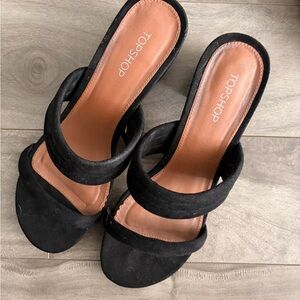 Topshop Black Women's Sandals